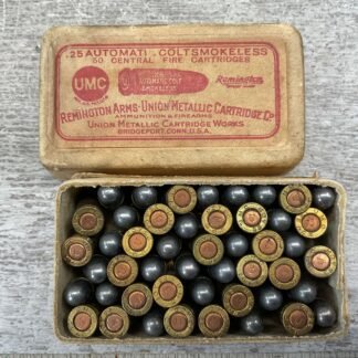 REMINGTON U.M.C. .25 AUTO COLT SMOKELESS, VINTAGE #4-11632-RS