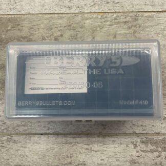BERRY'S AMMO BOX, .270/30-06, 50 ROUNDS, CLEAR & BLACK, NEW #5-01065-PF