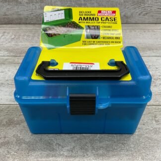MTM CASE-GARD DELUXE 50 ROUND AMMO CASE WITH BULLET TIP PROTECTION, H50-RS, NEW #5-01068-PF
