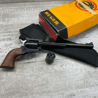 RUGER SINGLE-SIX .22LR & .22WMR CONVERTIBLE REVOLVER, LIKE NEW #5-02014-PF