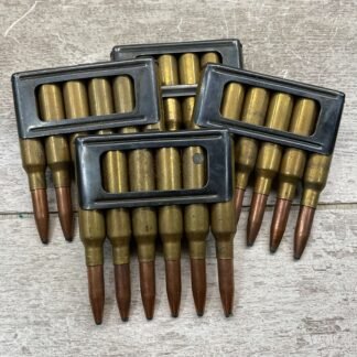 7.35 CARCANO AMMUNITION ON STRIPPER CLIP, QTY 6 #5-03413-BA