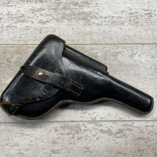 WEST GERMAN LUGER P08 BLACK HARDSHELL HOLSTER #5-03043-PF
