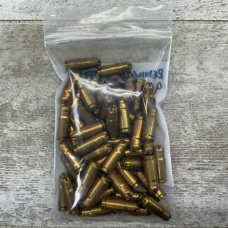 9MM AUTO (9X19mm) BRASS BLANK AMMUNITION, QTY 50 #5-04508-CJ