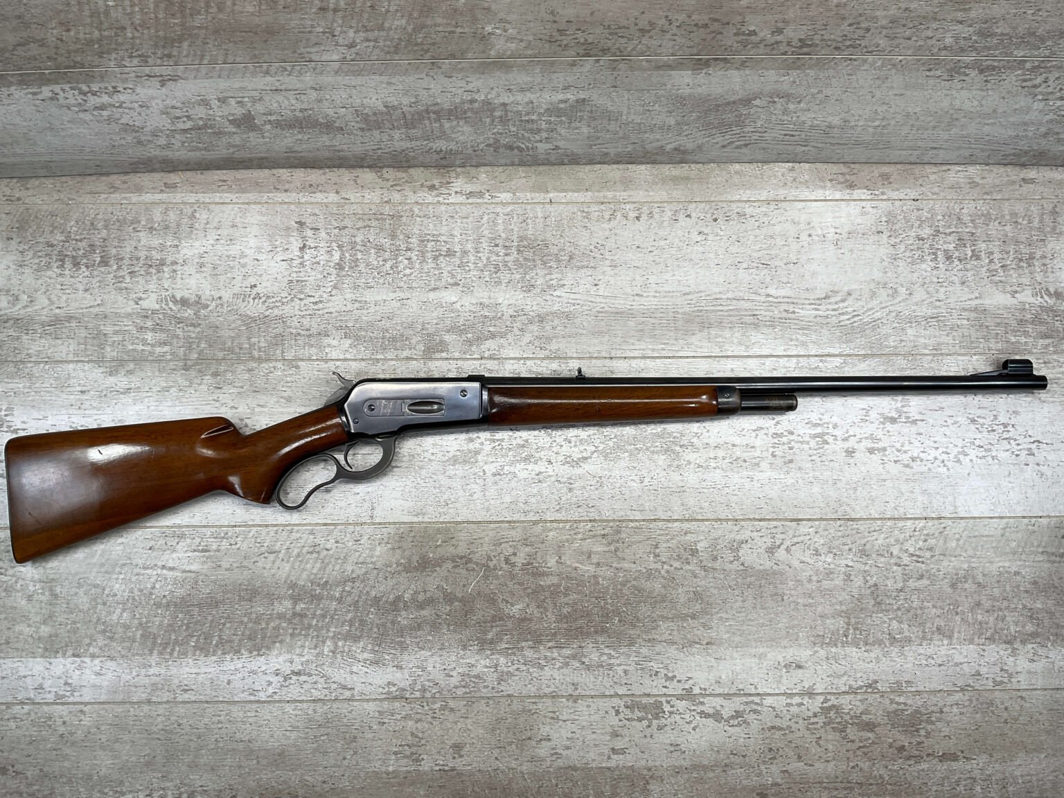 WINCHESTER MODEL 71 .348 CAL LEVER ACTION RIFLE, 1937 MFR - Checkpoint ...