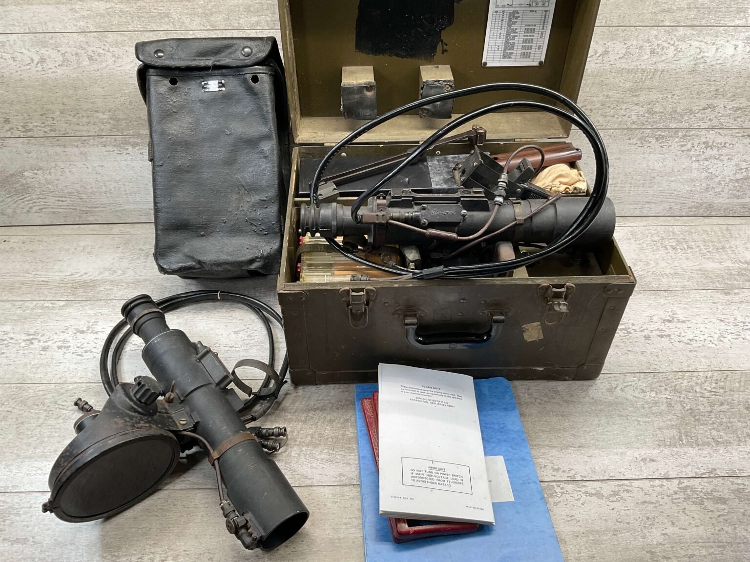 U.S. KOREAN WAR SNIPERSCOPE INFRARED SET M-3 FOR M3 CARBINE ...