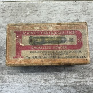 PETERS .32-20 WIN LEAD BULLETS, VINTAGE, RARE #5-05221-PF