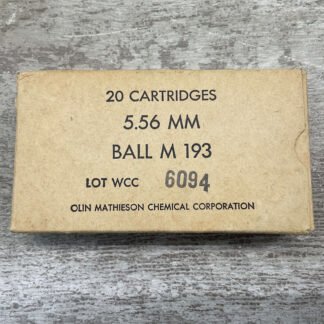 M193 5.56 MM BALL AMMUNITION, FULL BOX #5-05044-PF