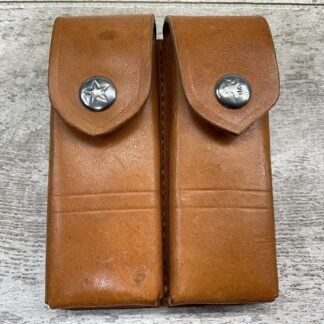 CHINESE MILITARY C96 BROOMHANDLE AMMO DOUBLE STRIPPER POUCH #5-06082-PF