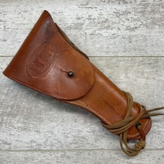 U.S. HARPHAM BROS. 1911/M1916 PISTOL BROWN LEATHER HOLSTER, VERY RARE! #5-06143-PF