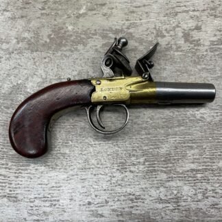 SMITH MUFF FLINTLOCK .32 CAL PISTOL, ANTIQUE #5-05937-AG