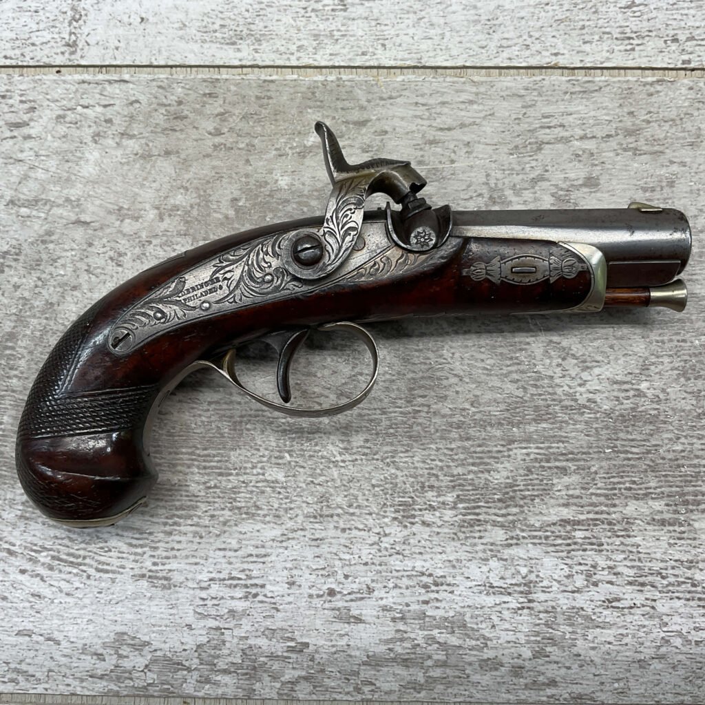 DERINGER PHILADELPHIA .42 CAL PERCUSSION PISTOL, ANTIQUE #5-05947