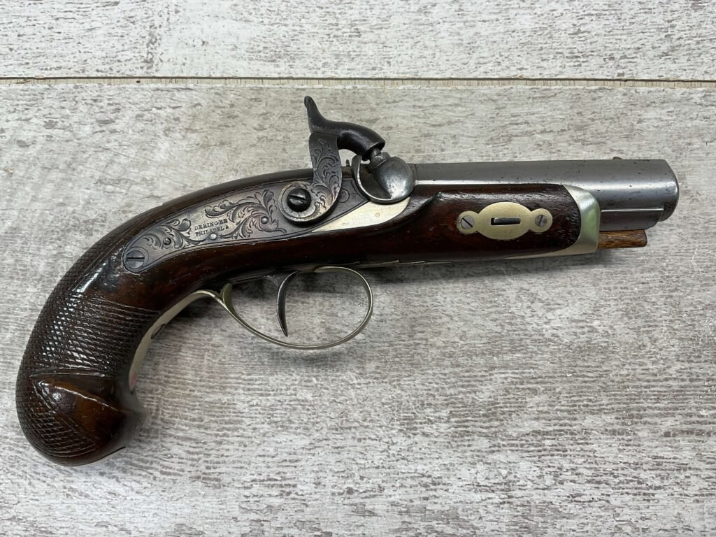 DERINGER PHILADELPHIA .45 CAL PERCUSSION PISTOL, ANTIQUE #5-05949