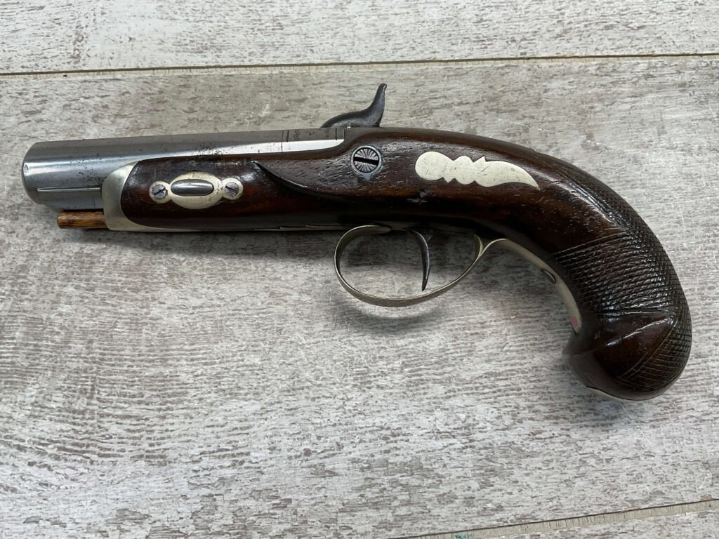 DERINGER PHILADELPHIA .45 CAL PERCUSSION PISTOL, ANTIQUE #5-05949