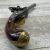 ENGLISH CANNON FLINTLOCK .58 CAL PISTOL, ANTIQUE #5-05951