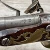 ENGLISH CANNON FLINTLOCK .58 CAL PISTOL, ANTIQUE #5-05951