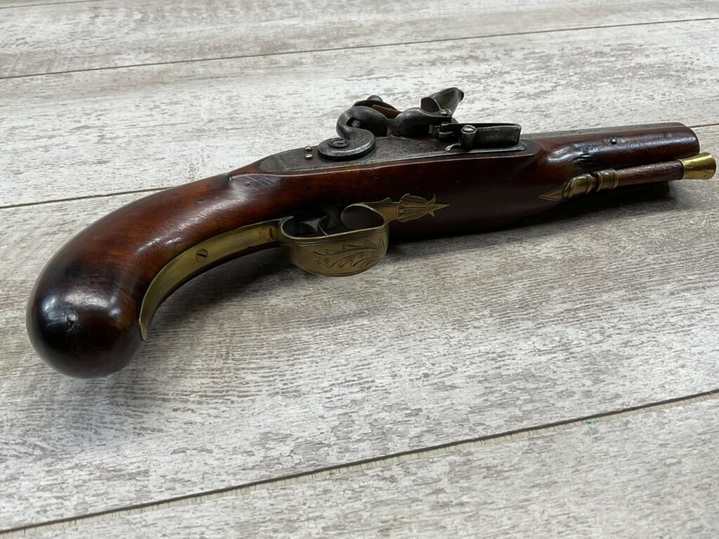 FROST & SONS FLINTLOCK .65CAL PISTOL, ANTIQUE #5-05952
