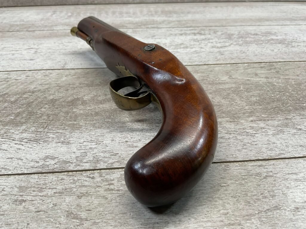 FROST & SONS FLINTLOCK .65CAL PISTOL, ANTIQUE #5-05952