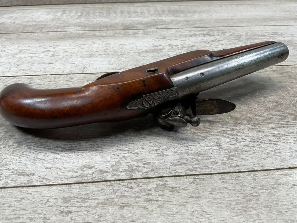 FROST & SONS FLINTLOCK .65CAL PISTOL, ANTIQUE #5-05952