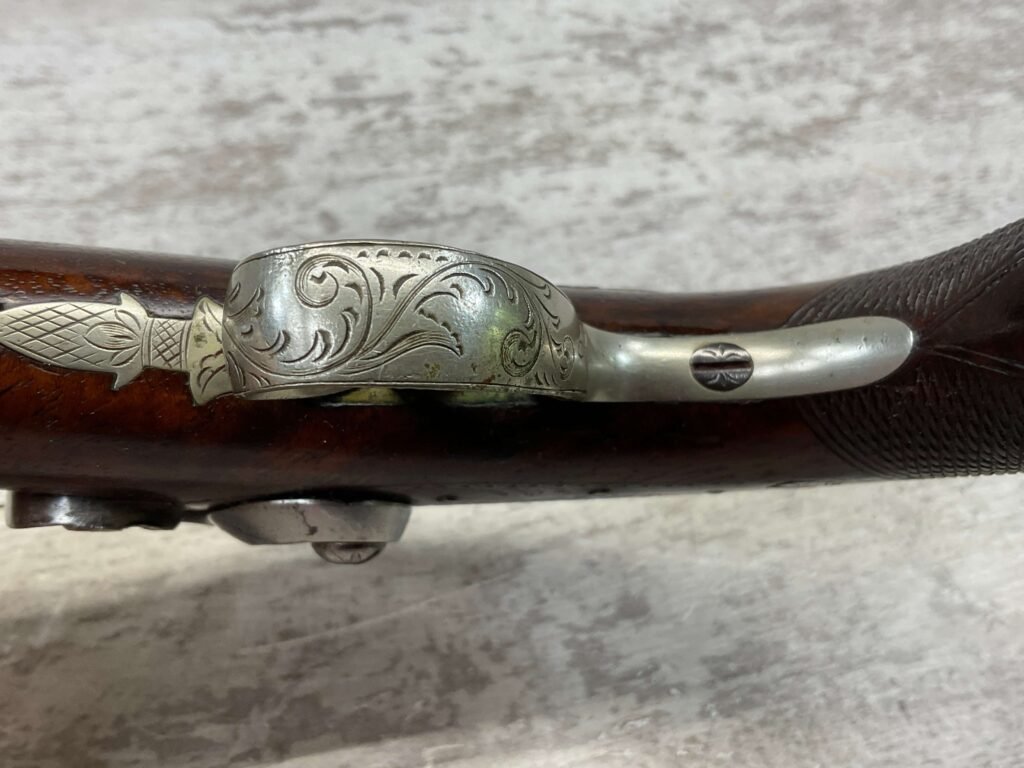 A. WURFELEIN .40CAL OVERCOAT PERCUSSION PISTOL, ANTIQUE #5-05953