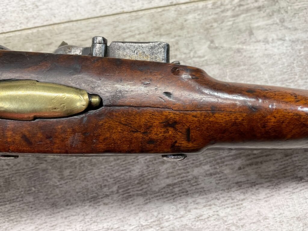 G.R. ENGLISH FLINTLOCK DRAGOON .69 CAL FLINTLOCK PISTOL, ANTIQUE #5-05955