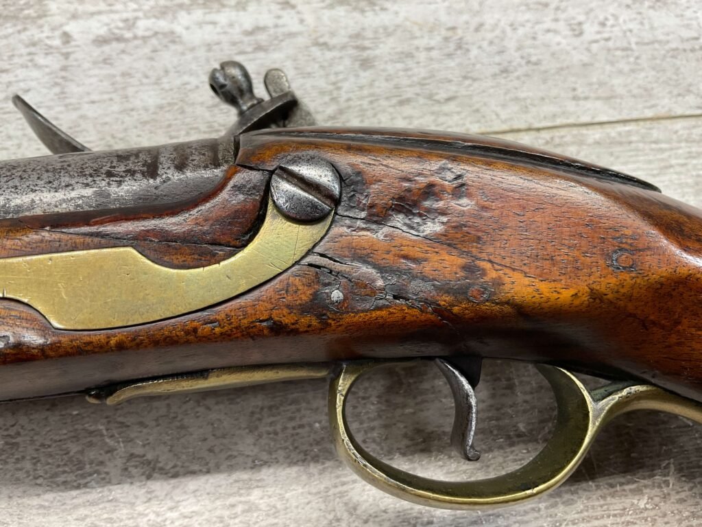 G.R. ENGLISH FLINTLOCK DRAGOON .69 CAL FLINTLOCK PISTOL, ANTIQUE #5-05955
