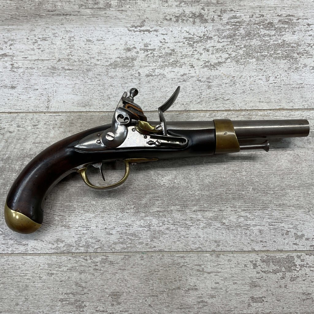 ENGLISH COMMON FLINTLOCK .69 CAL PISTOL, ANTIQUE #5-05956