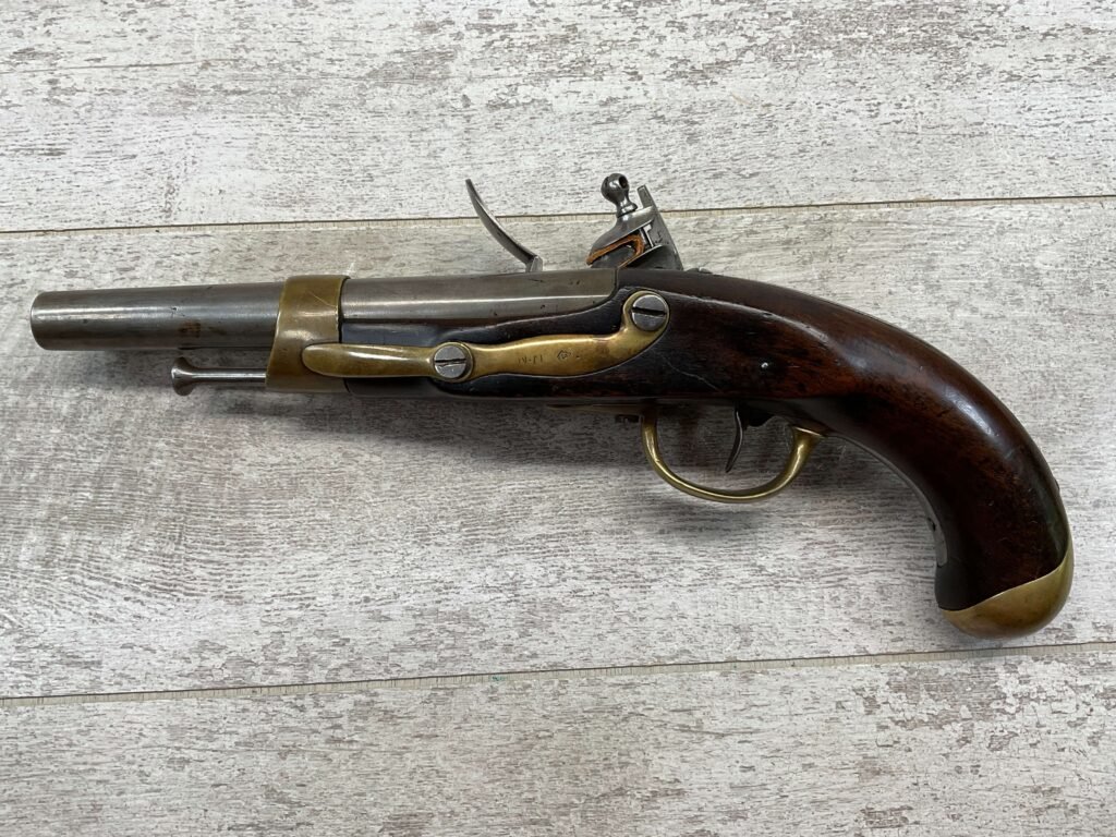 ENGLISH COMMON FLINTLOCK .69 CAL PISTOL, ANTIQUE #5-05956