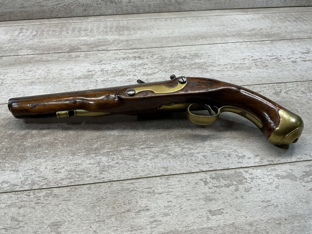 ENGLISH 1808 LIGHT DRAGOON FLINTLOCK .66 CAL PISTOL, ANTIQUE #5-05957