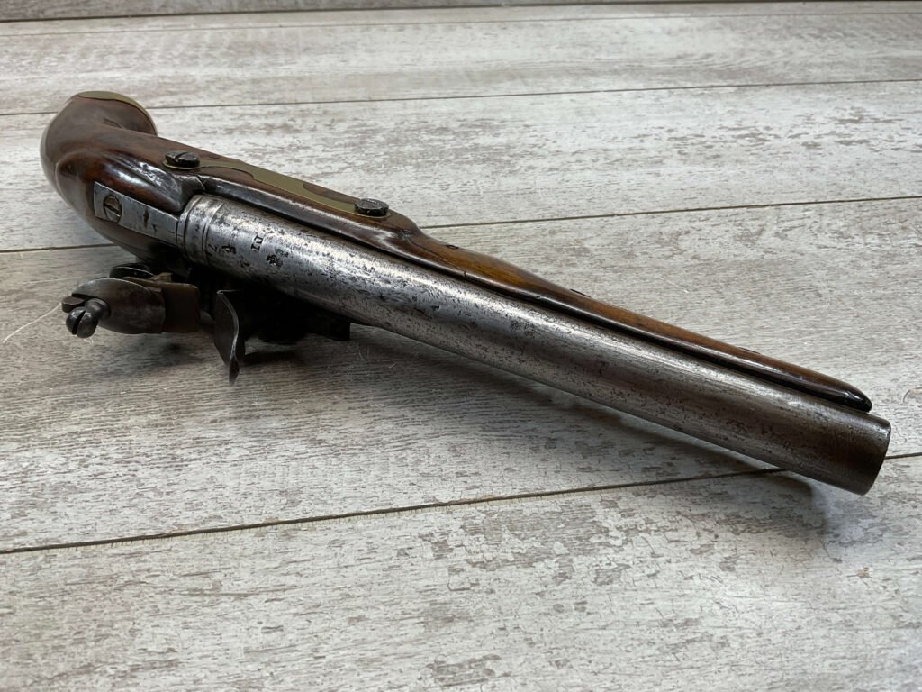 ENGLISH 1808 LIGHT DRAGOON FLINTLOCK .66 CAL PISTOL, ANTIQUE #5-05957