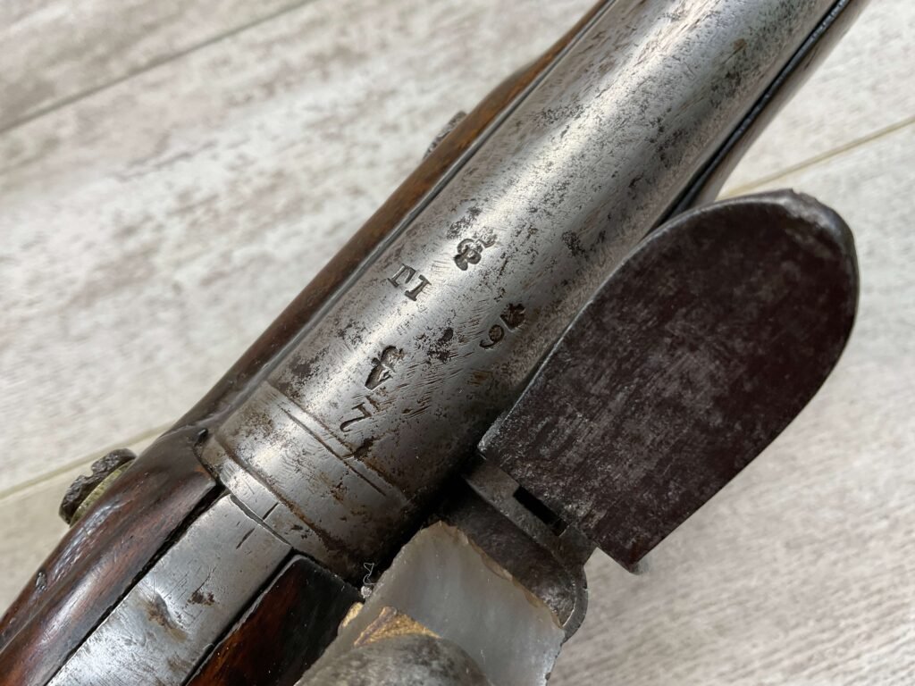 ENGLISH 1808 LIGHT DRAGOON FLINTLOCK .66 CAL PISTOL, ANTIQUE #5-05957