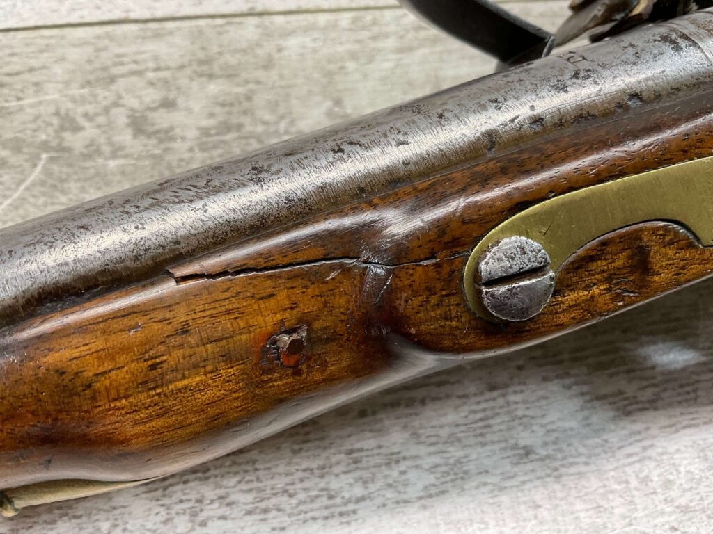 ENGLISH 1808 LIGHT DRAGOON FLINTLOCK .66 CAL PISTOL, ANTIQUE #5-05957