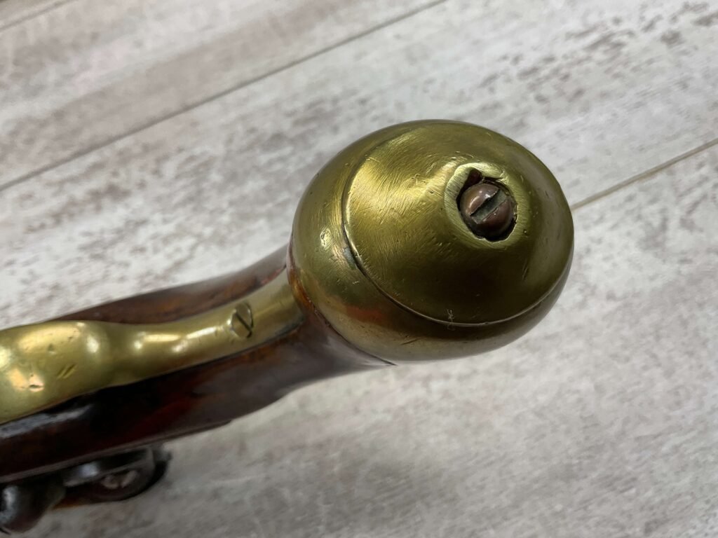 ENGLISH 1808 LIGHT DRAGOON FLINTLOCK .66 CAL PISTOL, ANTIQUE #5-05957