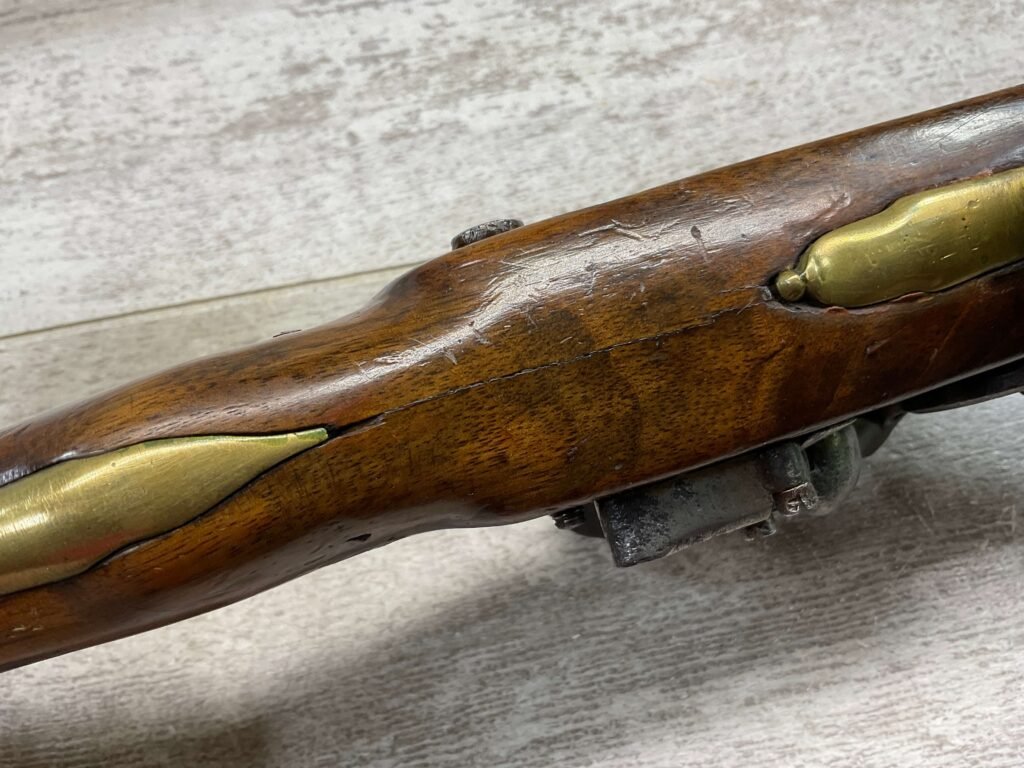 ENGLISH 1808 LIGHT DRAGOON FLINTLOCK .66 CAL PISTOL, ANTIQUE #5-05957