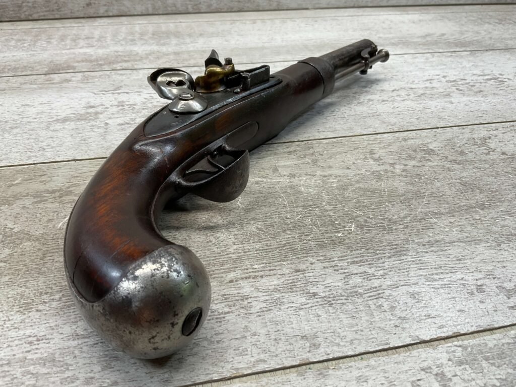 U.S. A. JOHNSON 1837 MILITARY FLINTLOCK .54 CAL PISTOL, ANTIQUE #5-05958