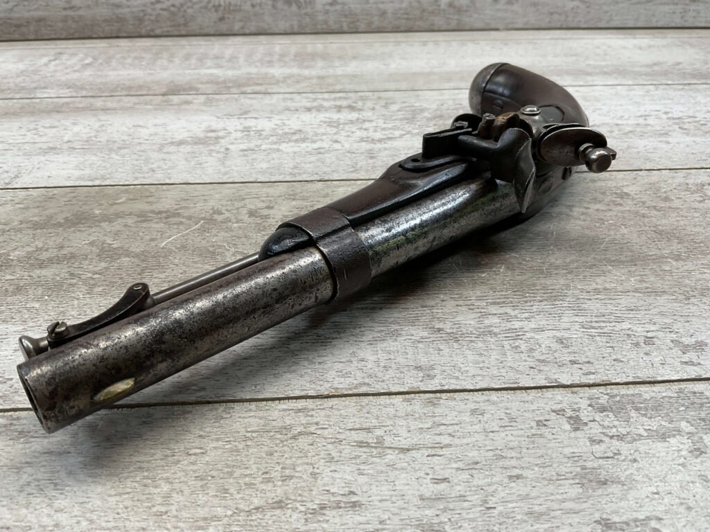 U.S. A. JOHNSON 1837 MILITARY FLINTLOCK .54 CAL PISTOL, ANTIQUE #5-05958