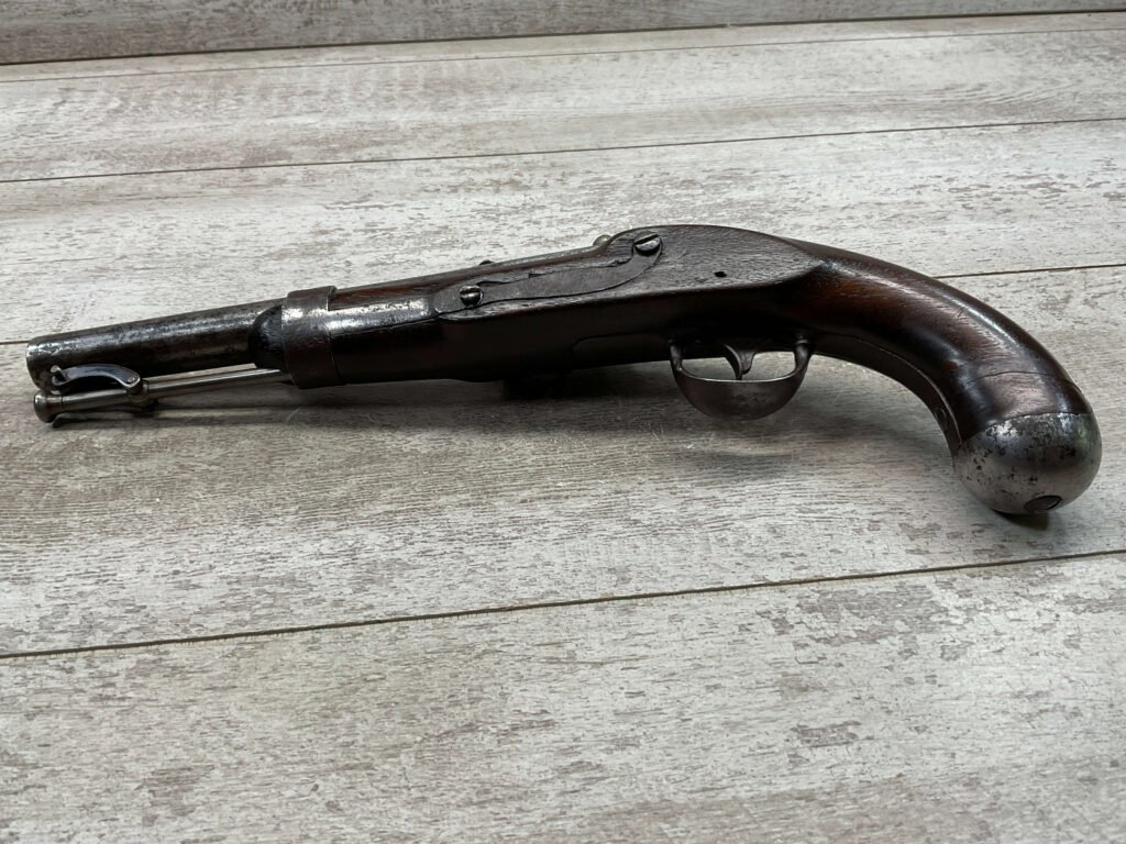 U.S. A. JOHNSON 1837 MILITARY FLINTLOCK .54 CAL PISTOL, ANTIQUE #5-05958