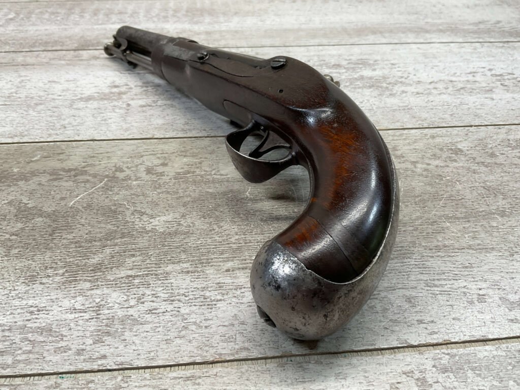 U.S. A. JOHNSON 1837 MILITARY FLINTLOCK .54 CAL PISTOL, ANTIQUE #5-05958