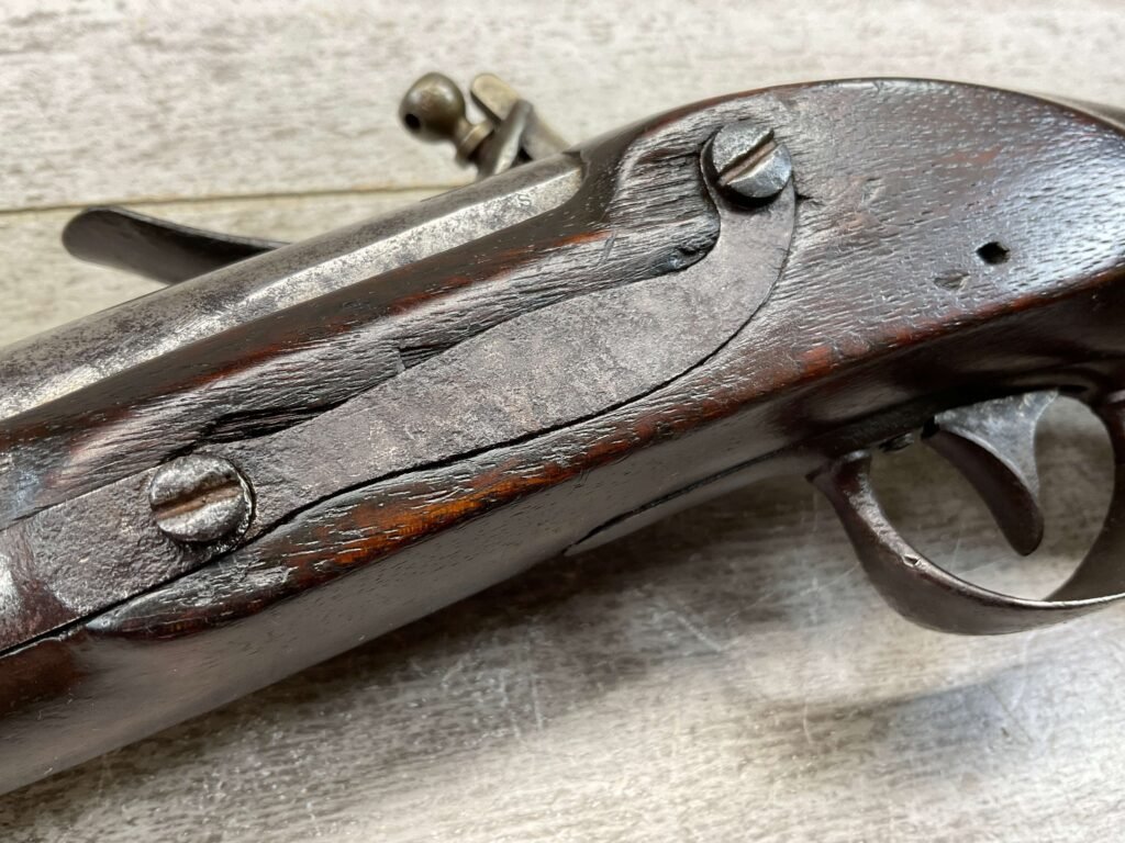 U.S. A. JOHNSON 1837 MILITARY FLINTLOCK .54 CAL PISTOL, ANTIQUE #5-05958