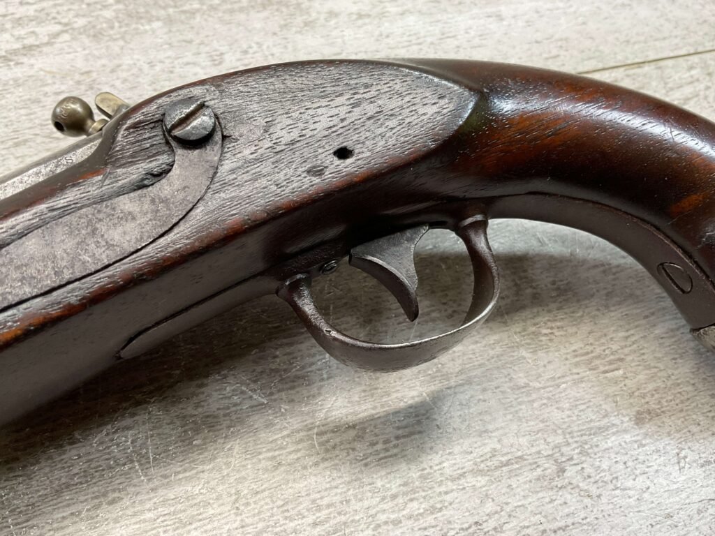 U.S. A. JOHNSON 1837 MILITARY FLINTLOCK .54 CAL PISTOL, ANTIQUE #5-05958