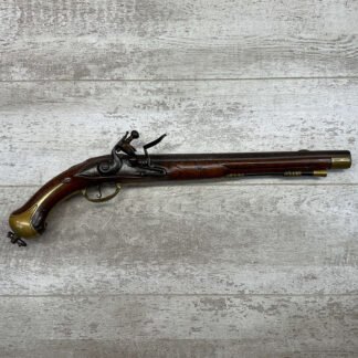 BRITISH BROWN BESS 1785 DRAGOON FLINTLOCK .75 CAL PISTOL, ANTIQUE #5-05959