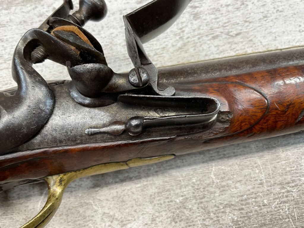 BRITISH BROWN BESS 1785 DRAGOON FLINTLOCK .75 CAL PISTOL, ANTIQUE #5-05959