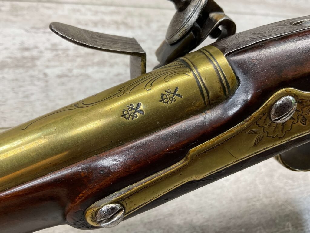 WHEELER ENGLISH FLINTLOCK .57 CAL PISTOL, ANTIQUE #5-05962