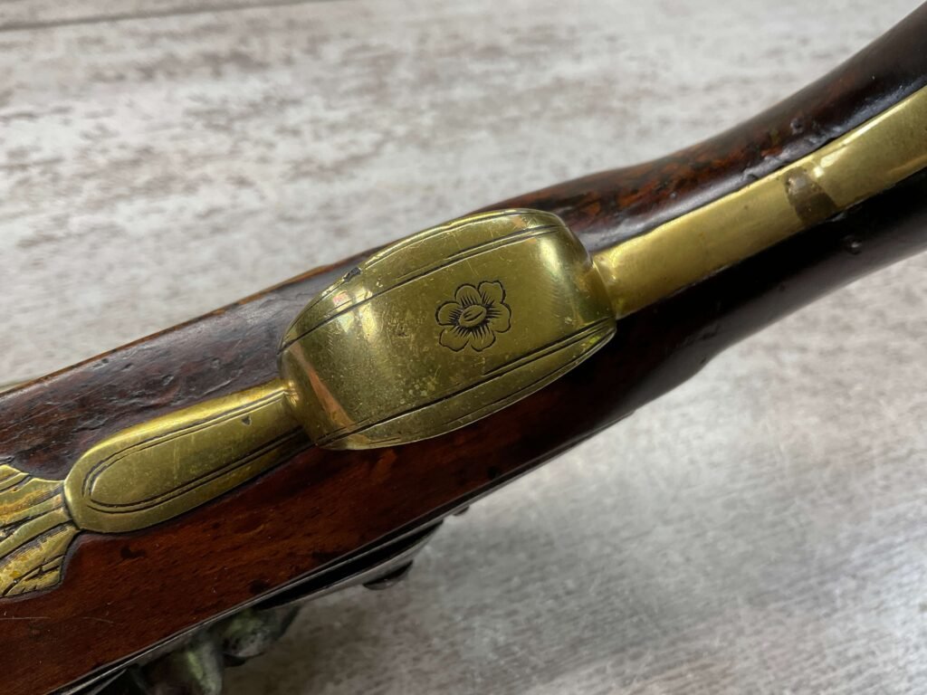 WHEELER ENGLISH FLINTLOCK .57 CAL PISTOL, ANTIQUE #5-05962