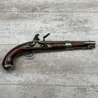 U.S. 1821 S. NORTH MIDDLETON CONN. MILITARY FLINTLOCK .54 CAL PISTOL, ANTIQUE #5-05964