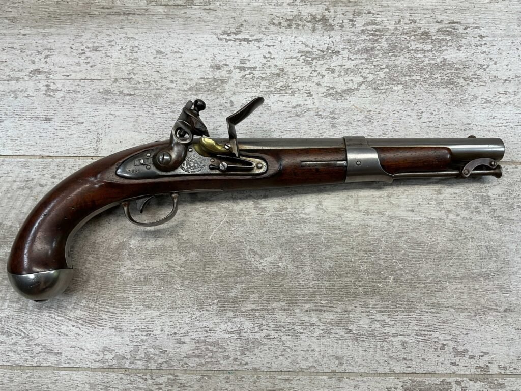 U.S. 1821 S. NORTH MIDDLETON CONN. MILITARY FLINTLOCK .54 CAL PISTOL, ANTIQUE #5-05964