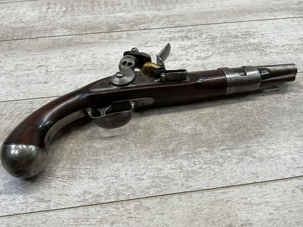 U.S. 1813 S. NORTH MILITARY FLINTLOCK .54 CAL PISTOL, ANTIQUE #5-05966