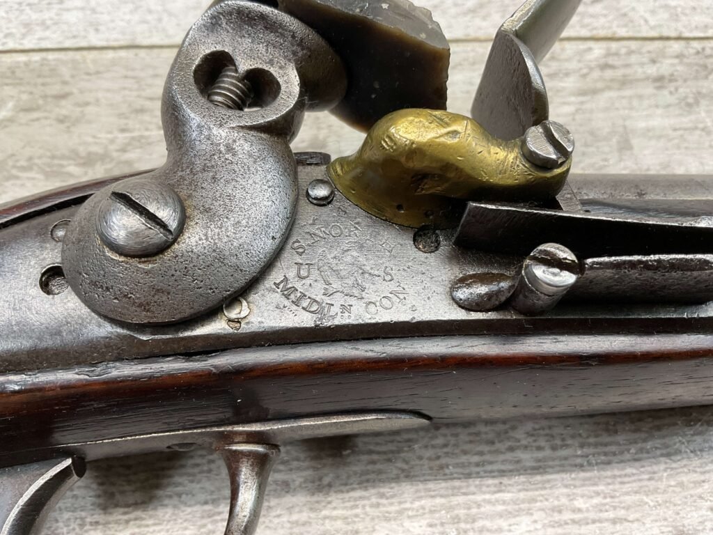 U.S. 1813 S. NORTH MILITARY FLINTLOCK .54 CAL PISTOL, ANTIQUE #5-05966