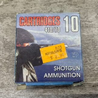 BARNAUL SAIGA 410/70 SHOTGUN AMMO, FULL BOX, RARE #5-06702-PB