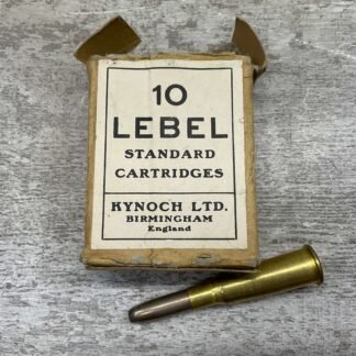 KYNOCH LTD. 8MM LEBEL STANDARD CARTRIDGE AMMO, FULL BOX #5-06710-PB