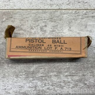 FRANKFORD ARSENAL .45 CAL M1911 BALL AMMO, WWII ERA, VINTAGE #5-03467-BA